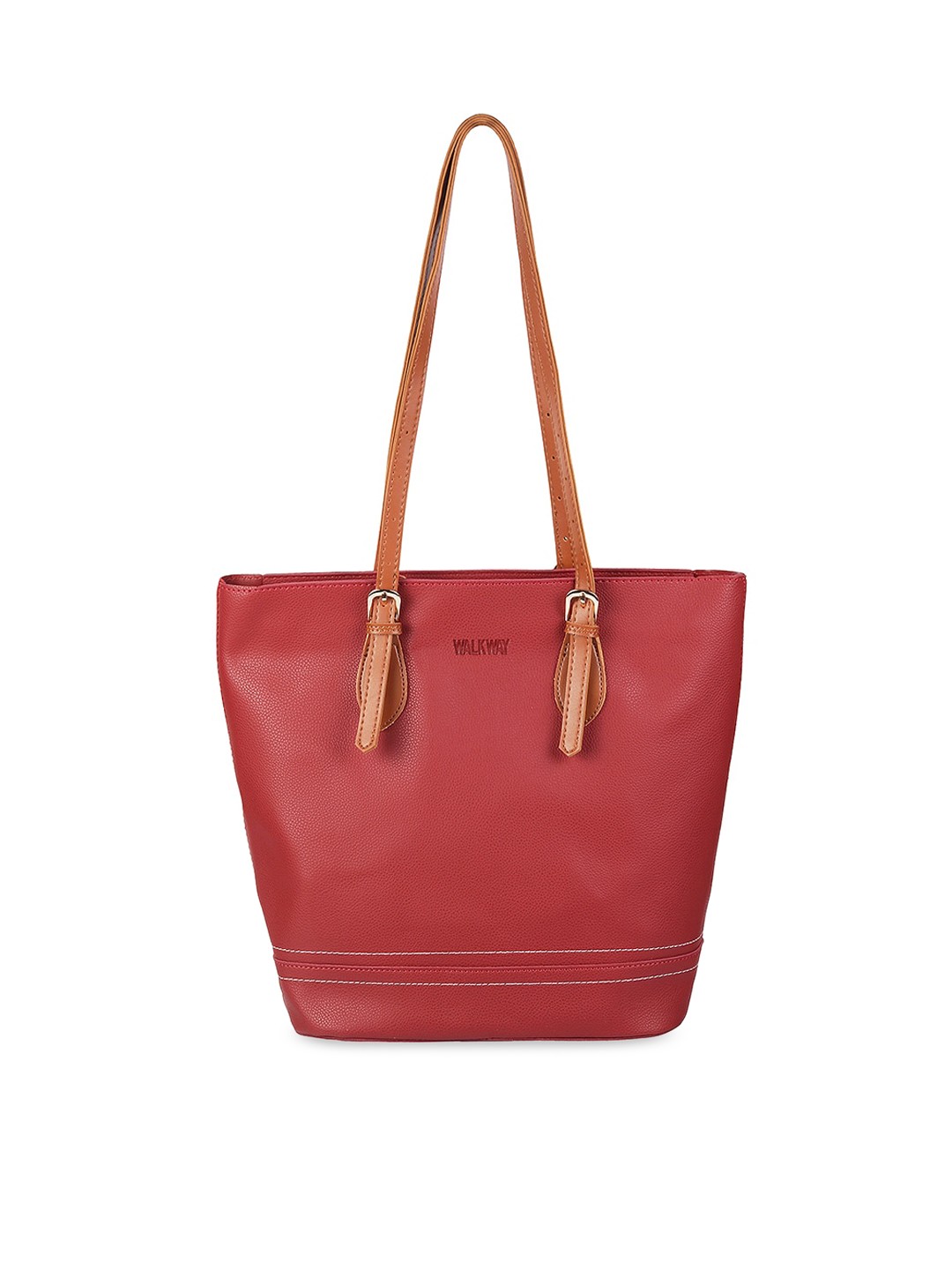 

WALKWAY by Metro Maroon Solid Shoulder Bag
