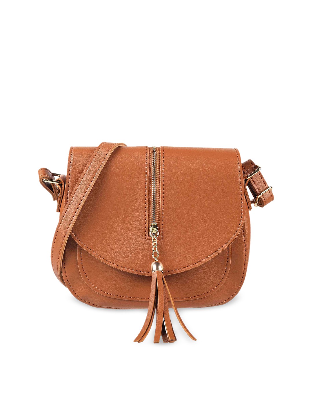 

WALKWAY by Metro Brown Solid Sling Bag