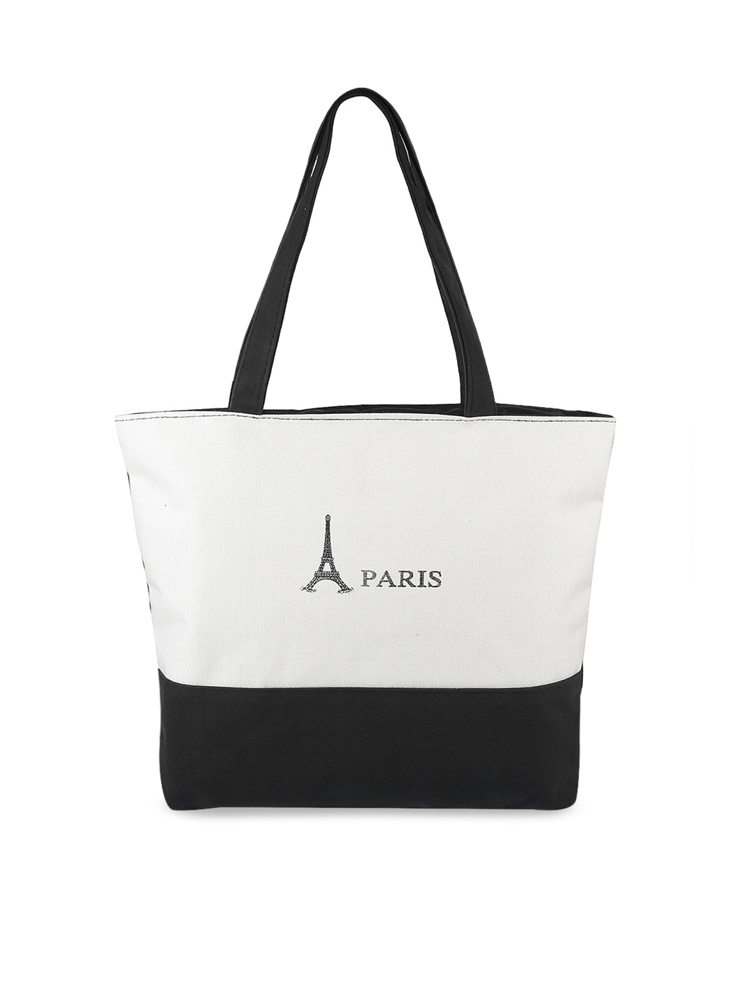 

WALKWAY by Metro Black & White Colourblocked Tote Bag