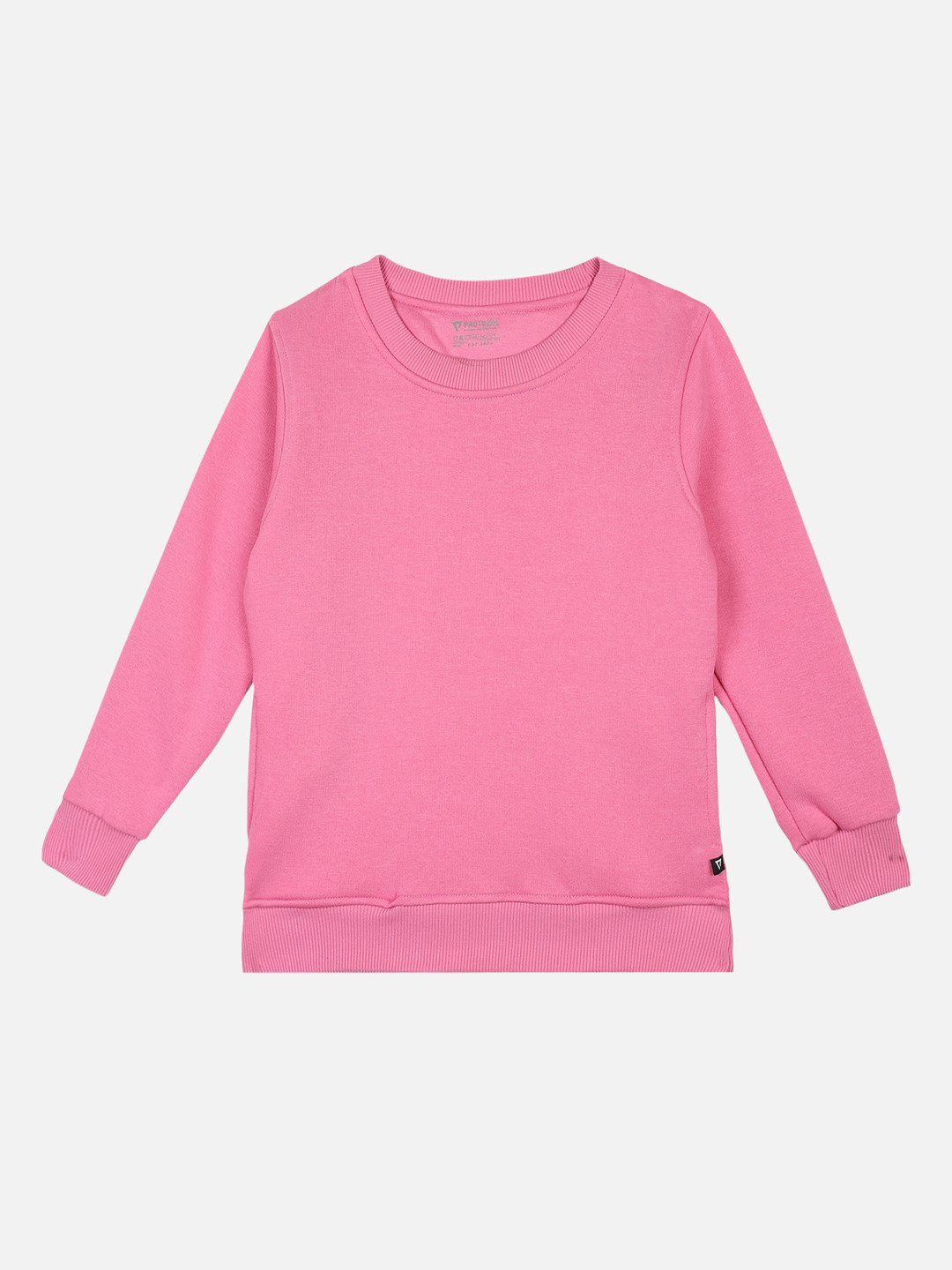 

PROTEENS Girls Pink Solid Sweatshirt