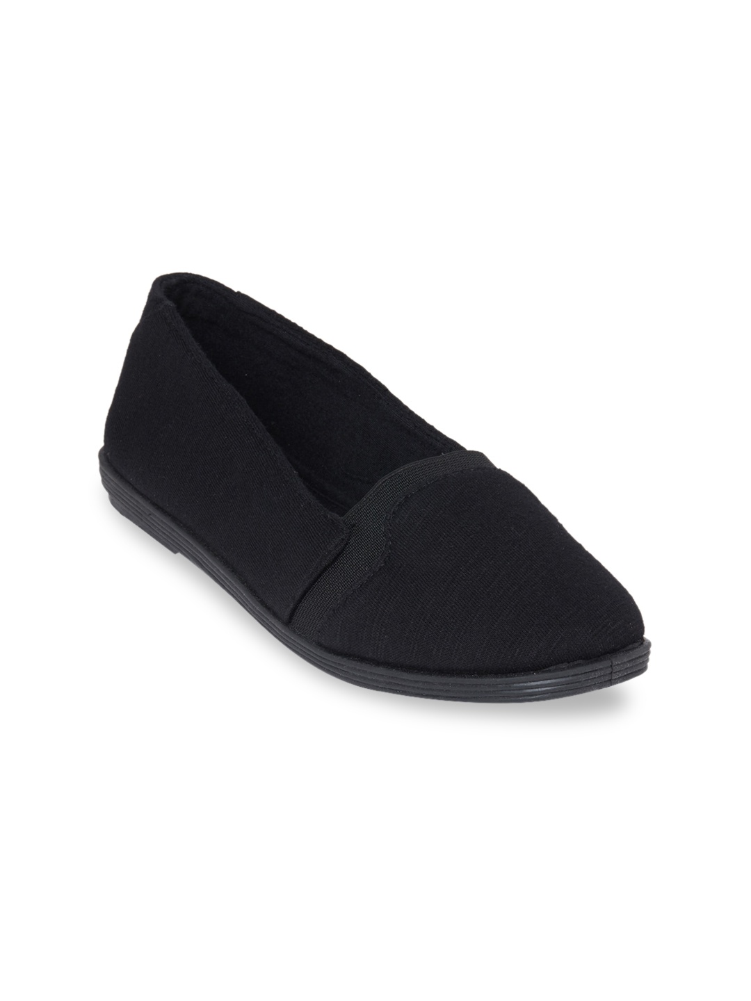 

Call It Spring Women Black Solid PU Ballerinas