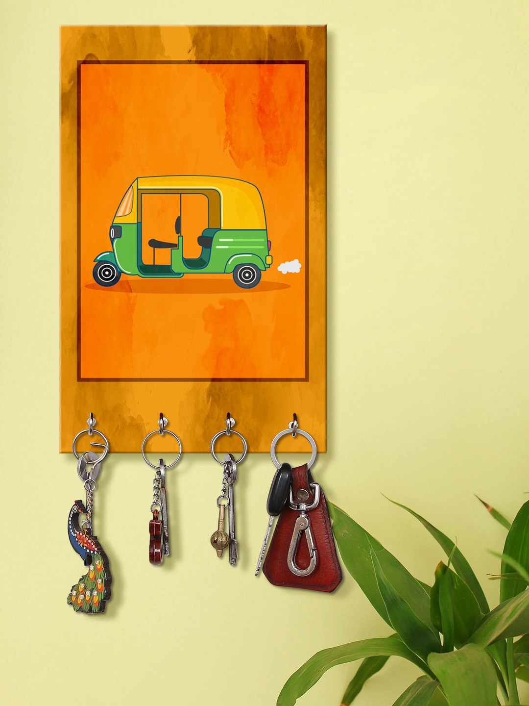

999Store Green & Orange Taxi Key Holder