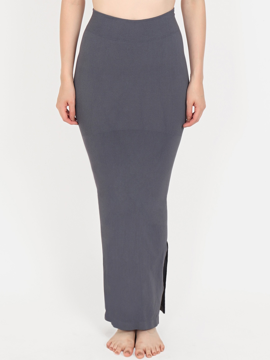 

Beau Design Women Grey Saree Shapewear