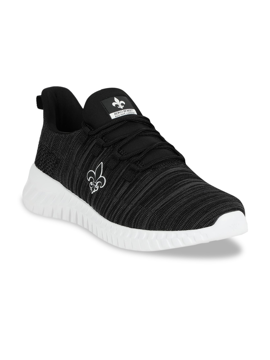 

Bond Street By Red Tape Men Black Walking Sports Shoes