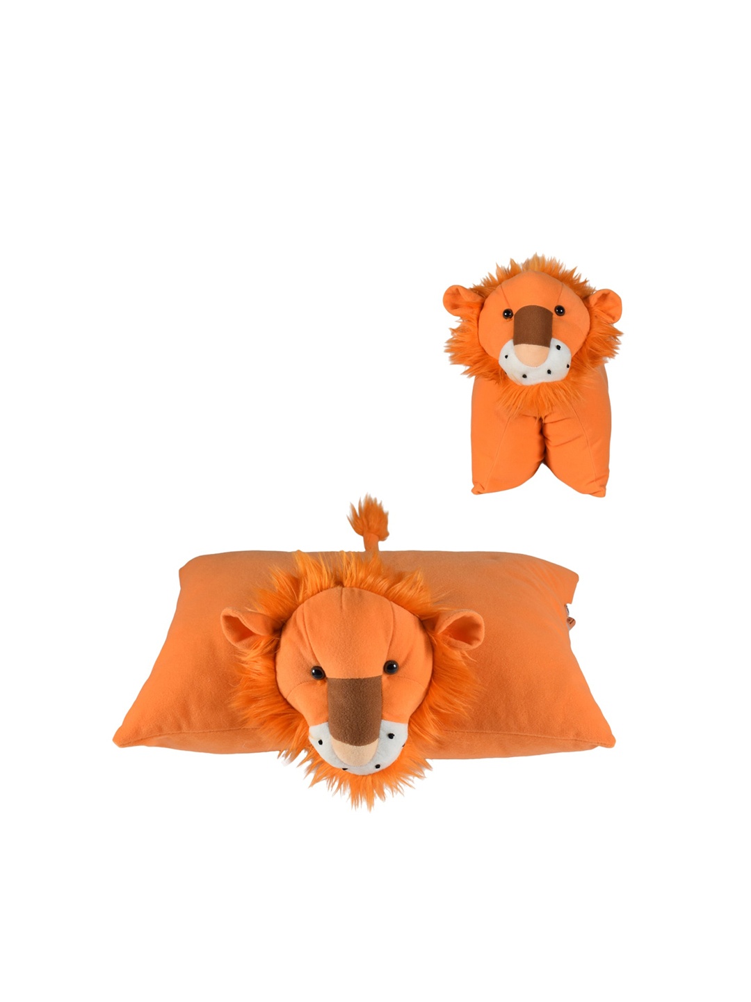 

Ultra Kids Orange Lion Folding Pillow Plush Soft Toy
