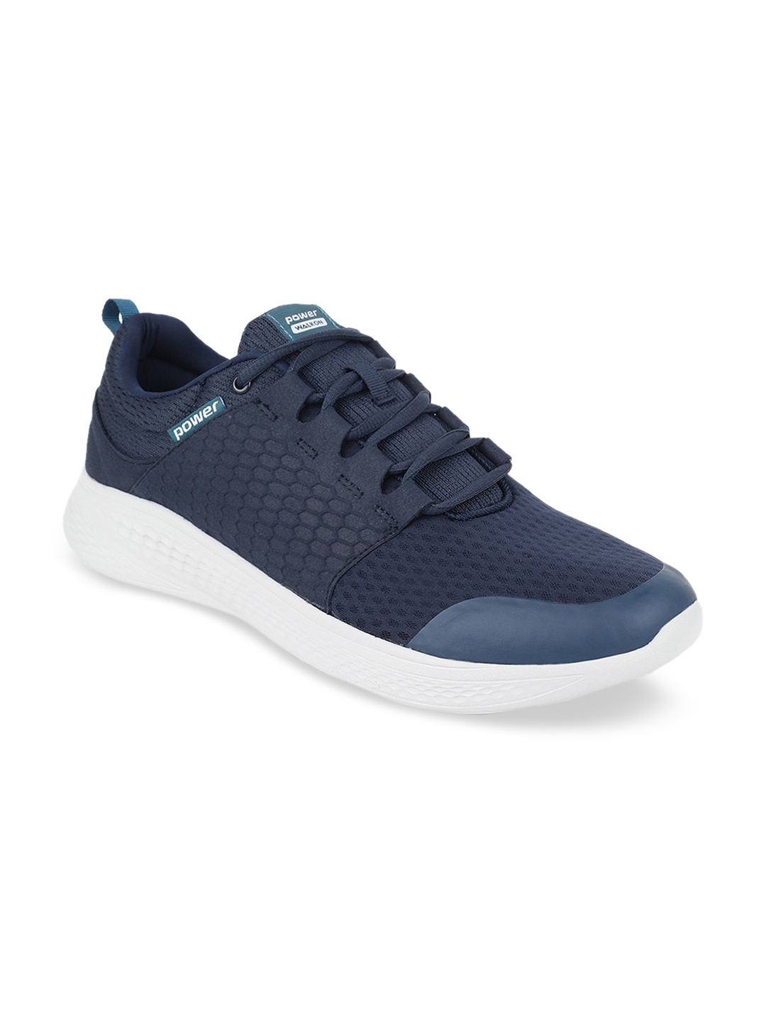 

Power Men Blue Woven Design Sneakers