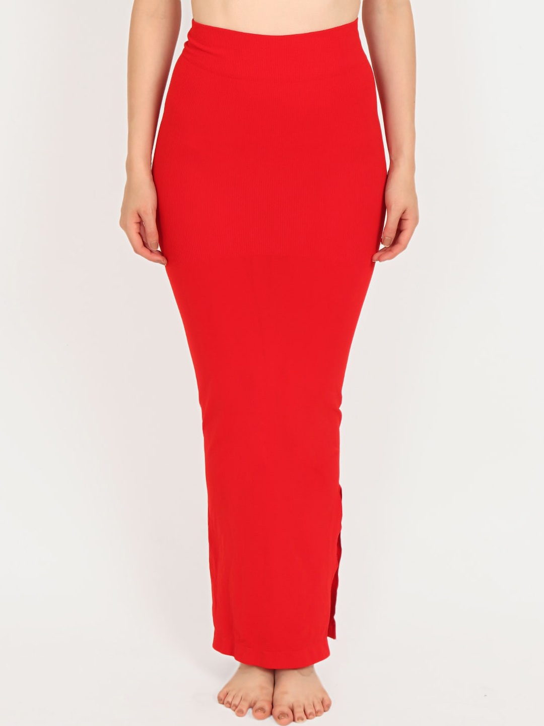 

Beau Design Women Red Solid Saree Shapewear PCBD-SS