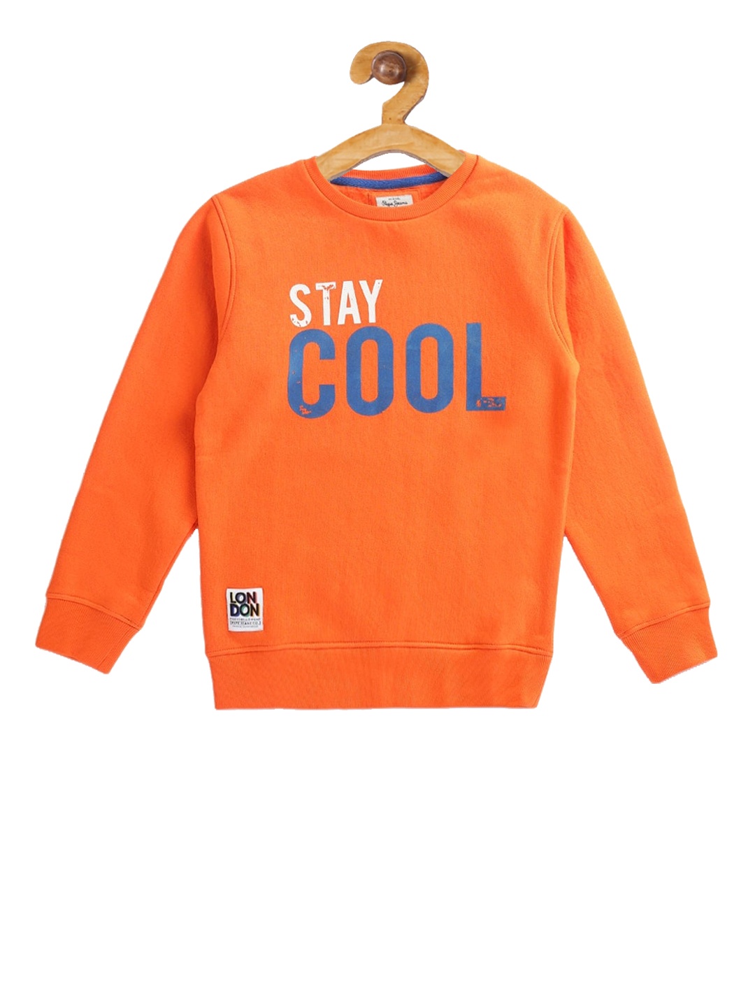

Pepe Jeans Boys Orange Printed Sweatshirt