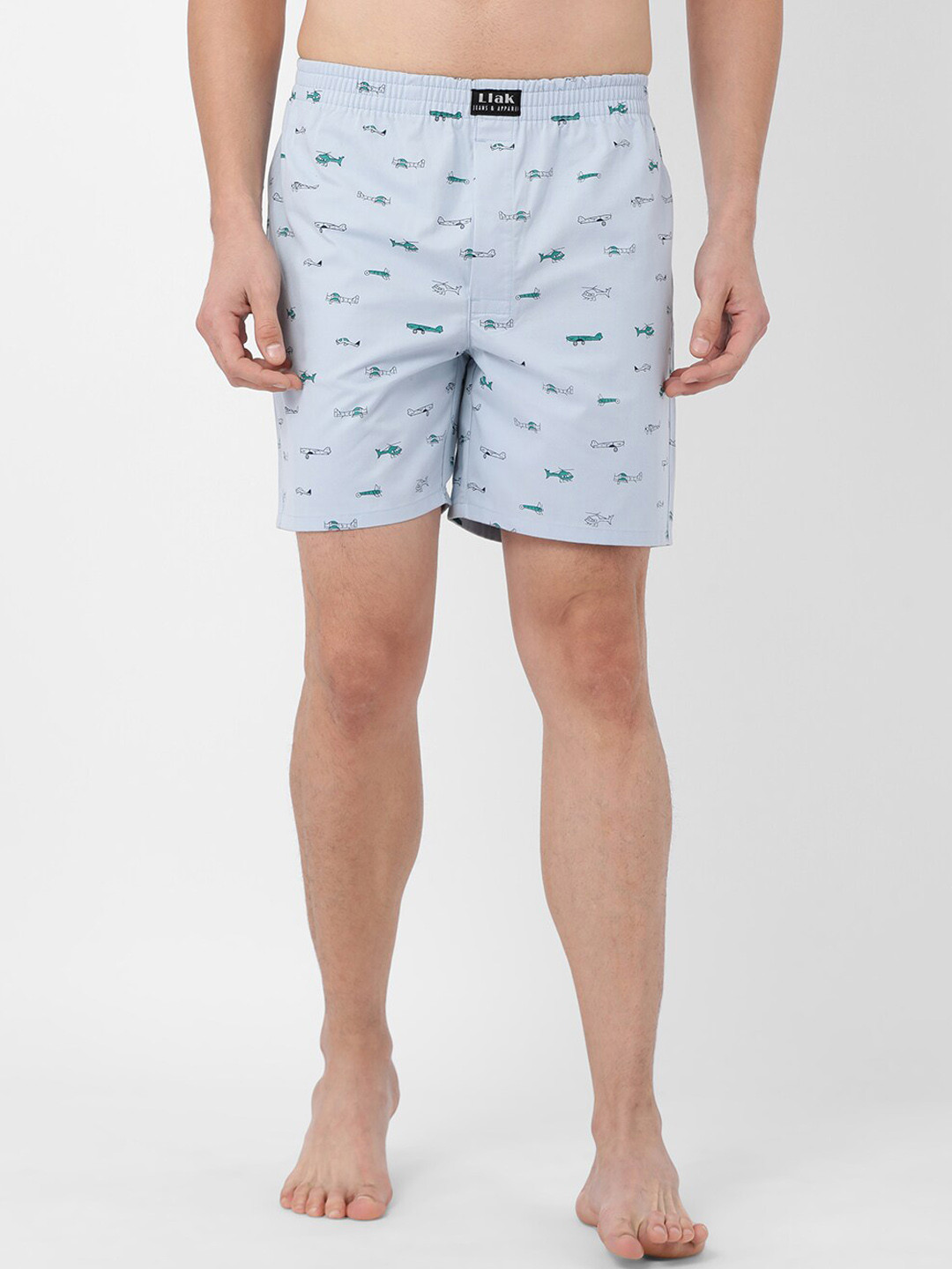 

Llak Jeans Men Blue Printed Relaxed-Fit Boxers Boxer-06-SP