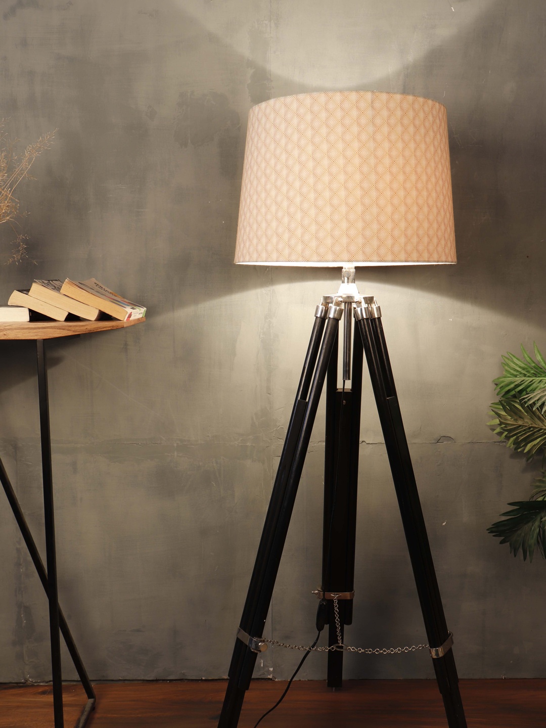 

Grated Ginger Beige Printed Lamp Shade