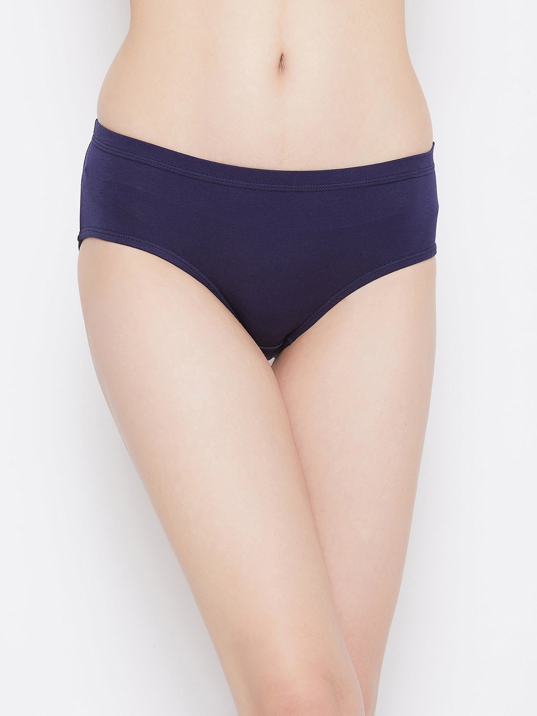 

Clovia Women Cotton Mid Waist Hipster Briefs with Inner Elastic PN5000R08S, Blue