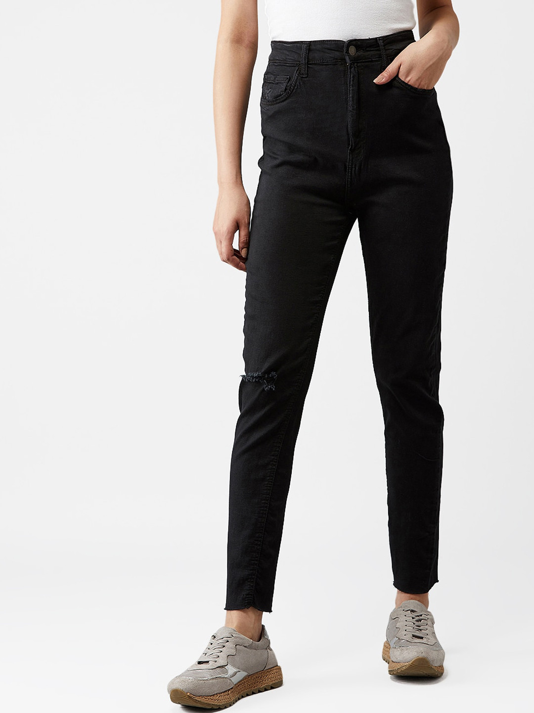 

Kotty Women Black Skinny Fit Jeans