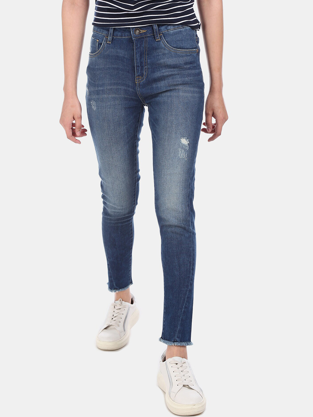 

U.S. Polo Assn. Women Blue Super Skinny Fit Jeans