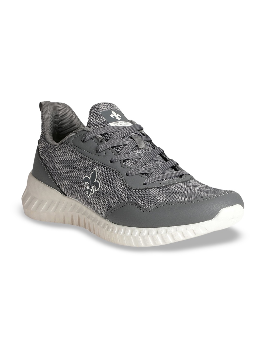 

Bond Street By Red Tape Men Grey Textile Walking Shoes