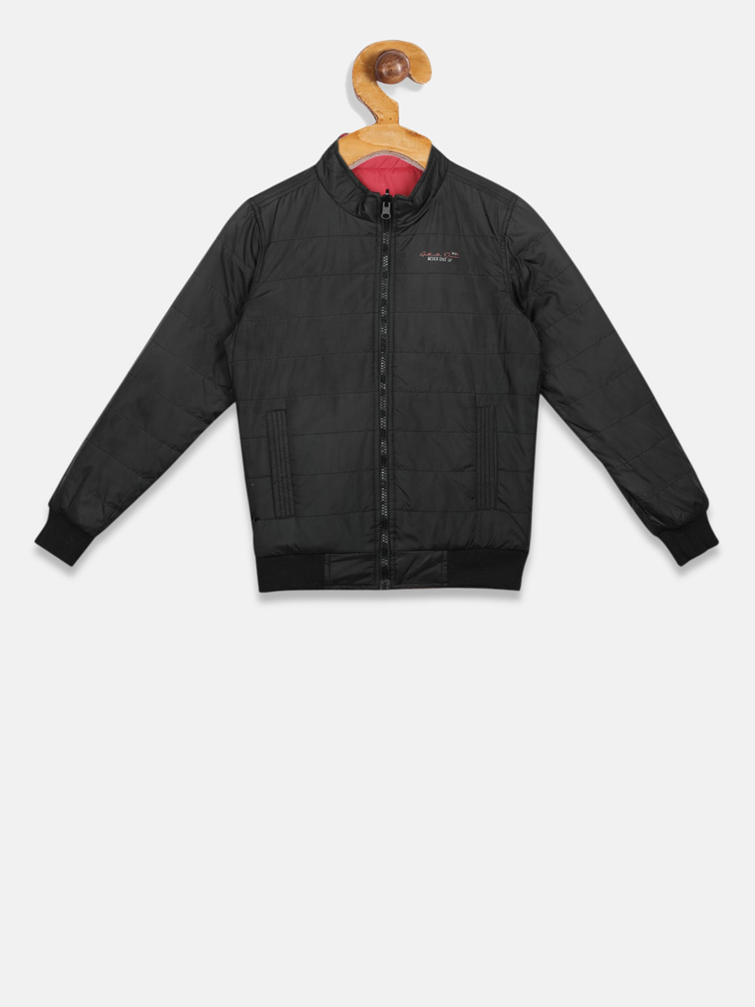 

Monte Carlo Boys Red Solid Reversible Bomber Jacket