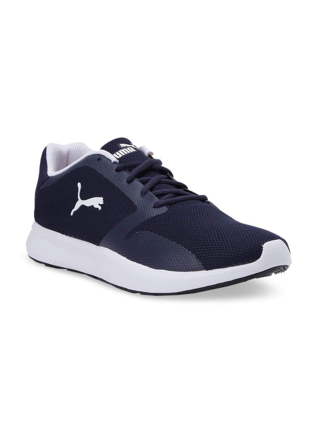 

Puma Men Navy Blue White Feet Rodeo X2 Running Shoes