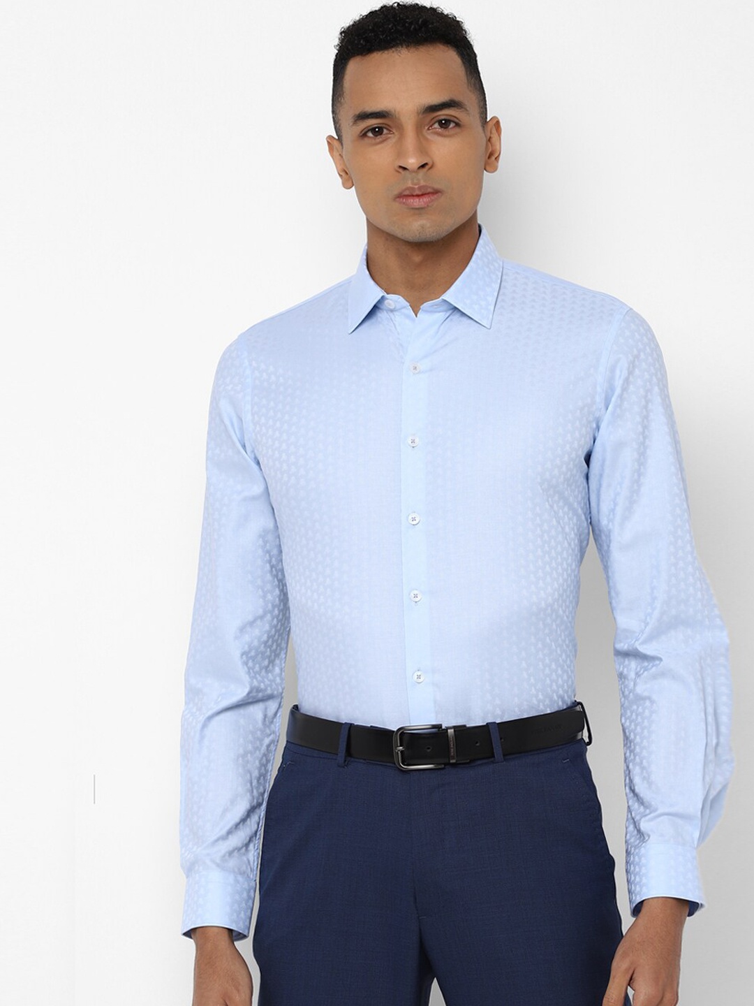 

SIMON CARTER LONDON Men Blue Printed Casual Shirt