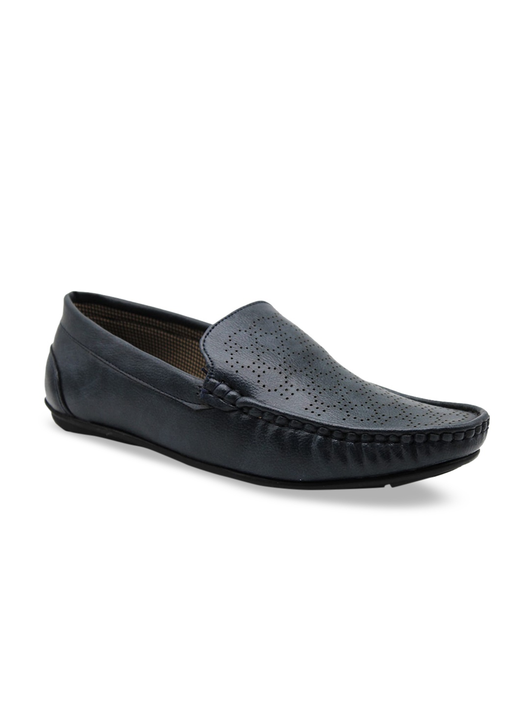 

Provogue Men Navy Blue Solid Loafers