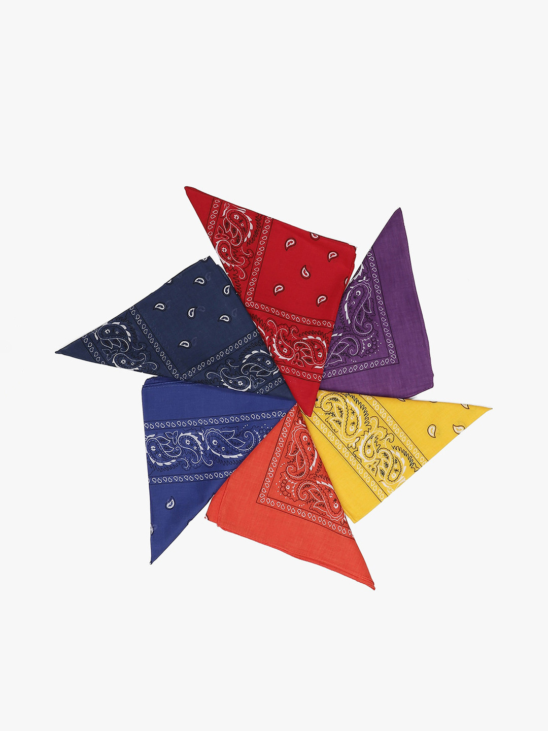

Free Authority Men Set of 6 Unisex Bandana, Multi