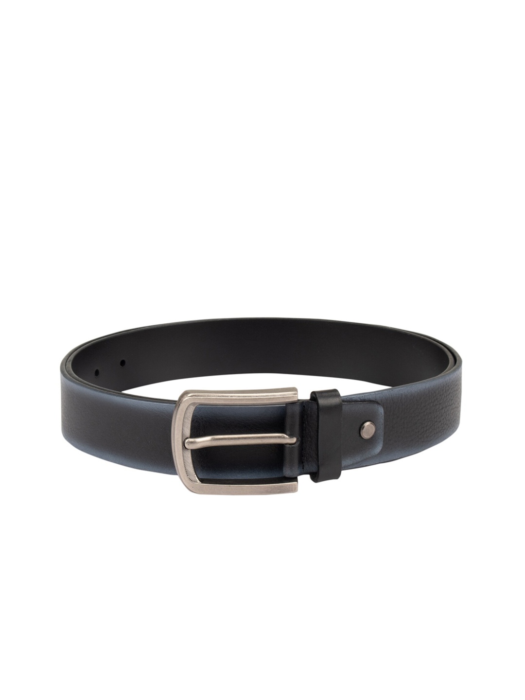 

Da Milano Men Black Solid Belt