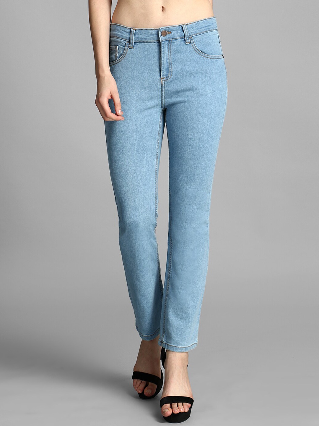 

Kotty Women Blue Skinny Fit High-Rise Clean Look Jeans