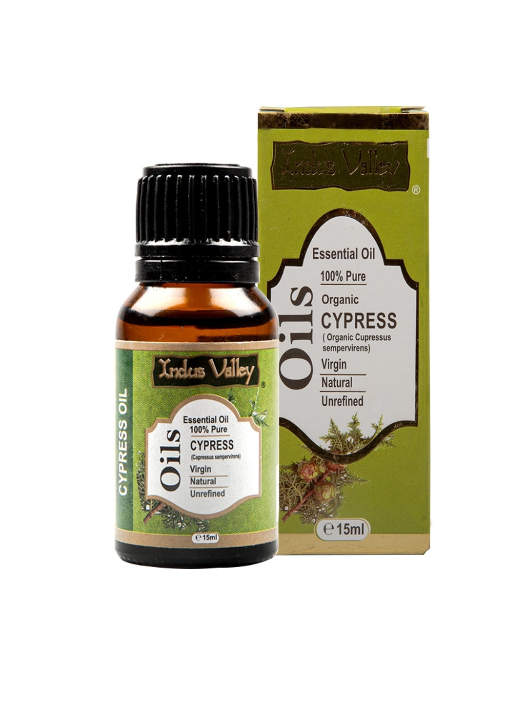 

Indus Valley Cypress Essential Oil 15 ml, Green