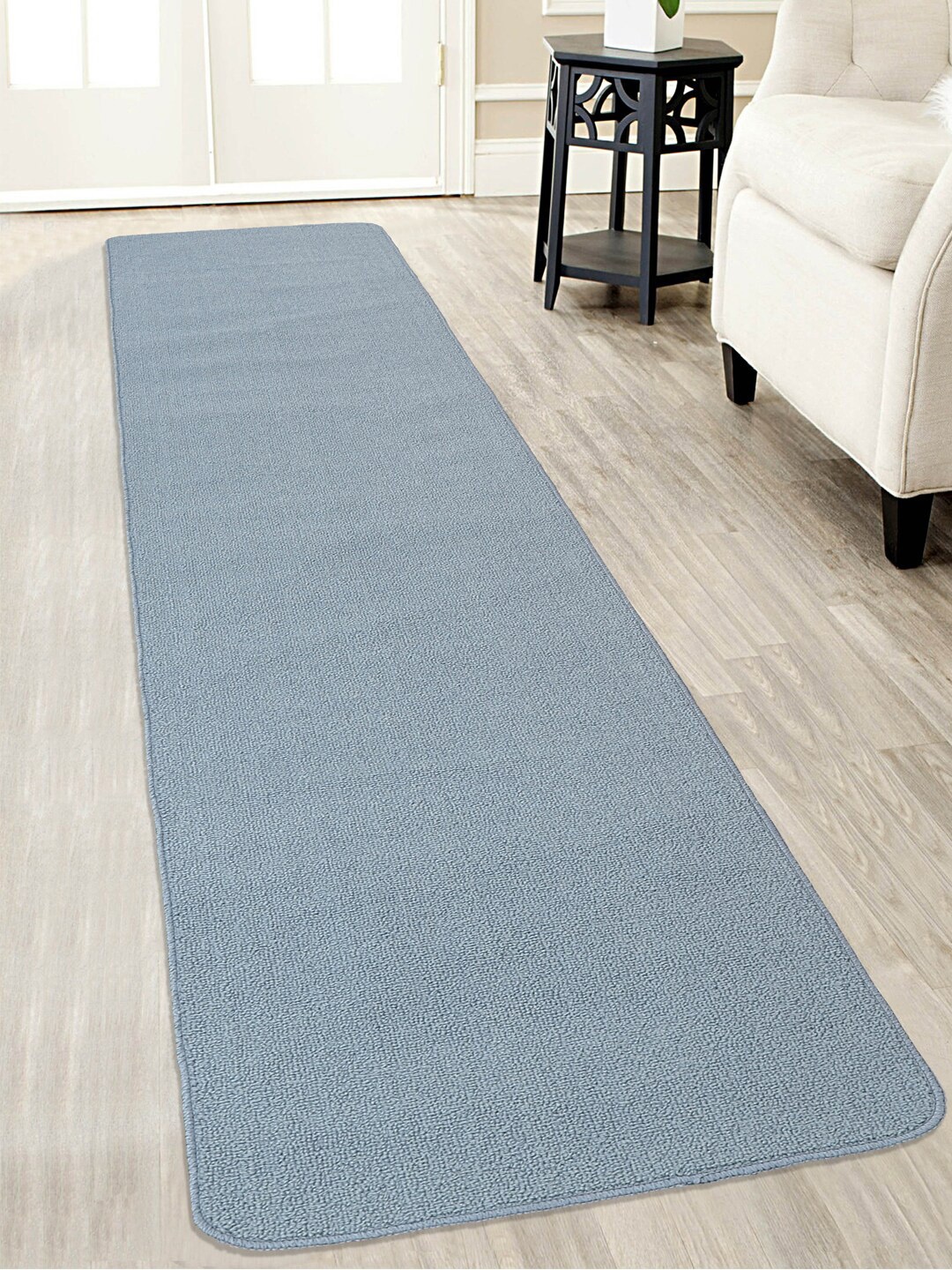 

Saral Home Blue Solid Anti Slip Multipurpose Floor Runner