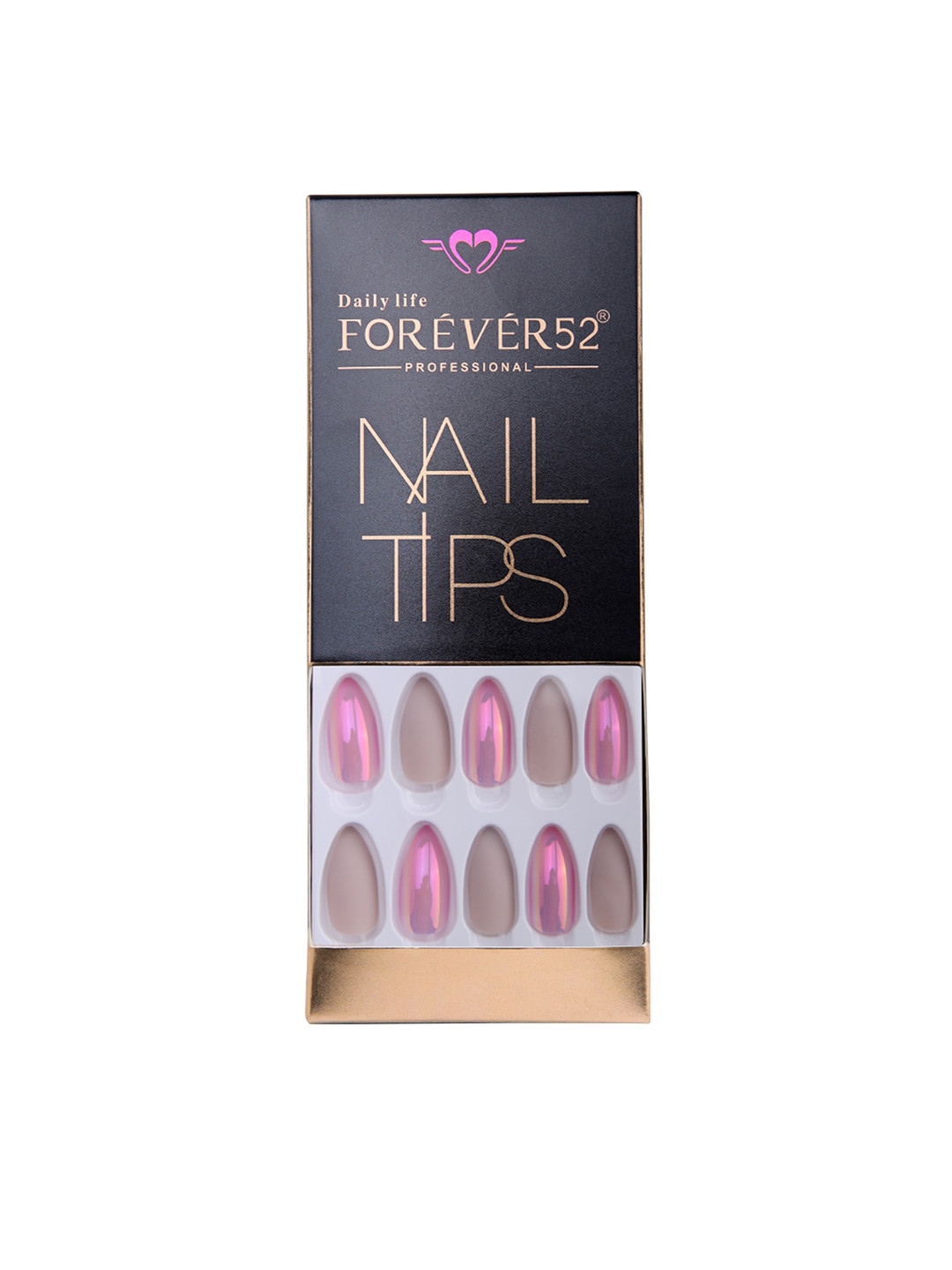 

Daily Life Forever52 Women Set Of 28 Multicolour Nail Tips, Multi