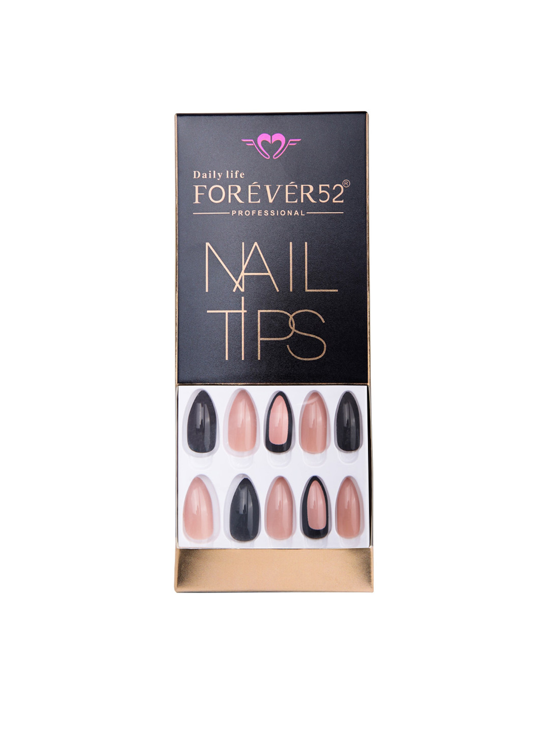 

Daily Life Forever52 Women Set Of 28 Multicolour Nail Tips, Multi