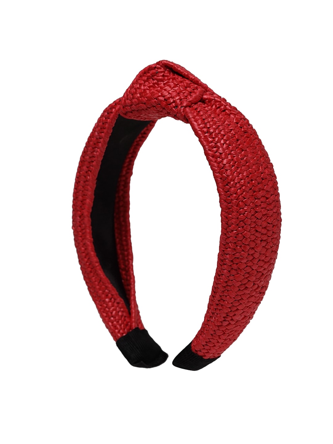 

Ferosh Women Red Knitted Hairband