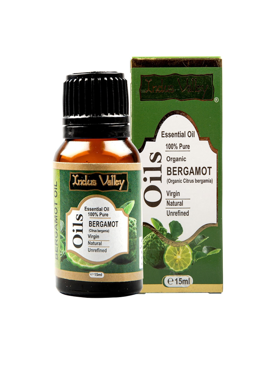 

Indus Valley Bergamot Essential Oil 15 ml, Green