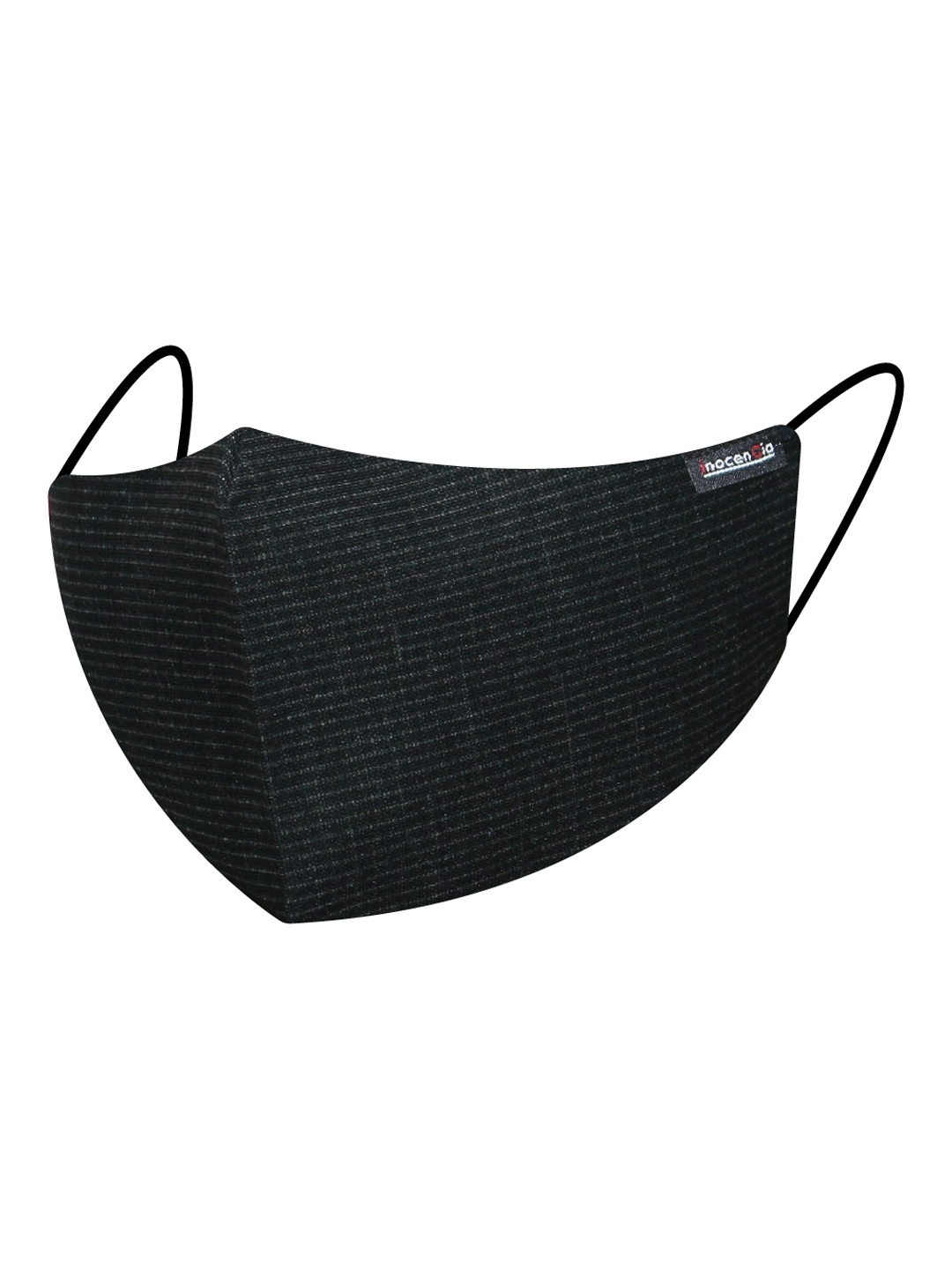 

inocenCia Unisex Charcoal Grey Striped 2-Ply Outdoor Mask