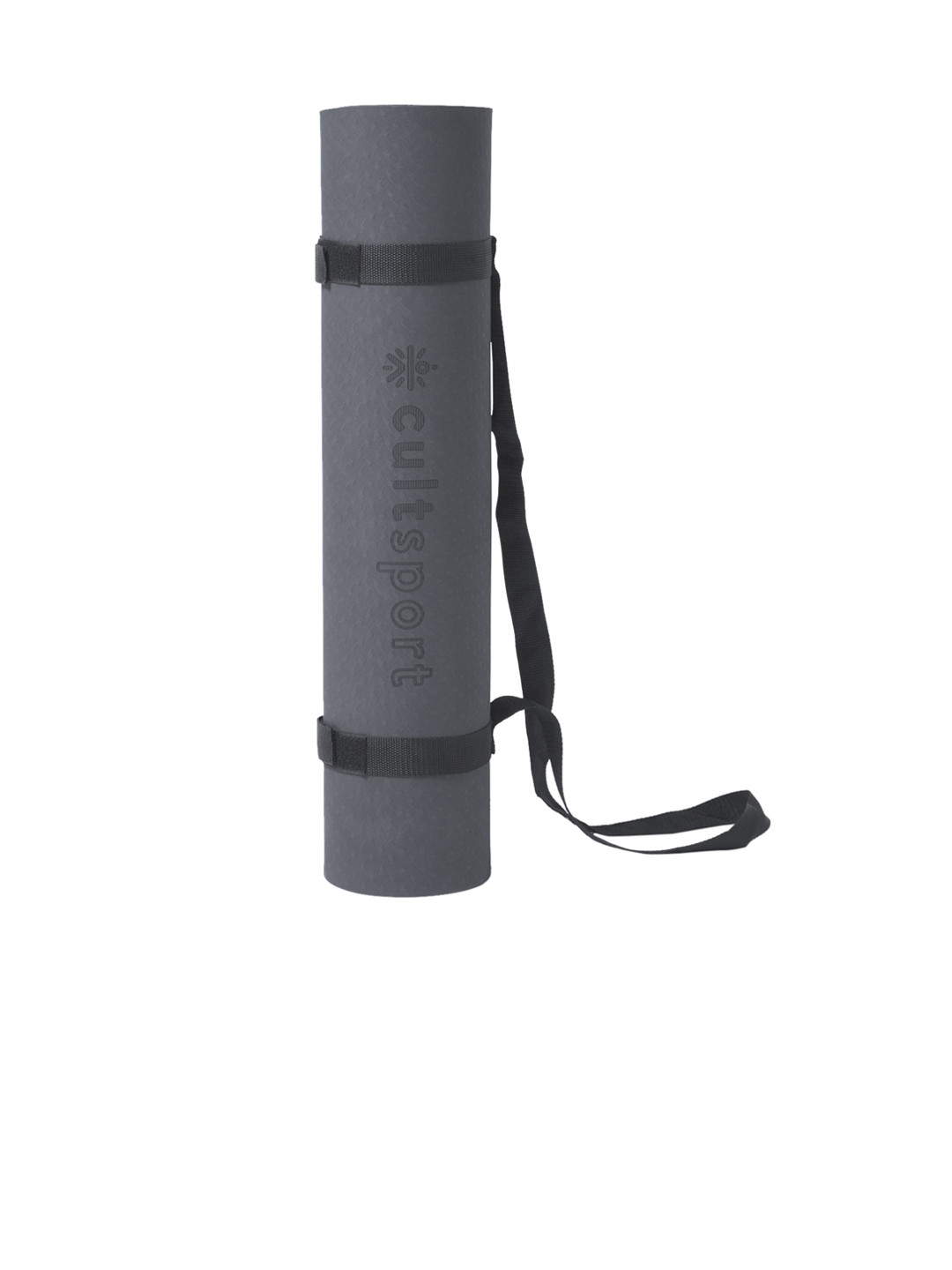 

Cultsport Grey Solid Yoga Mat