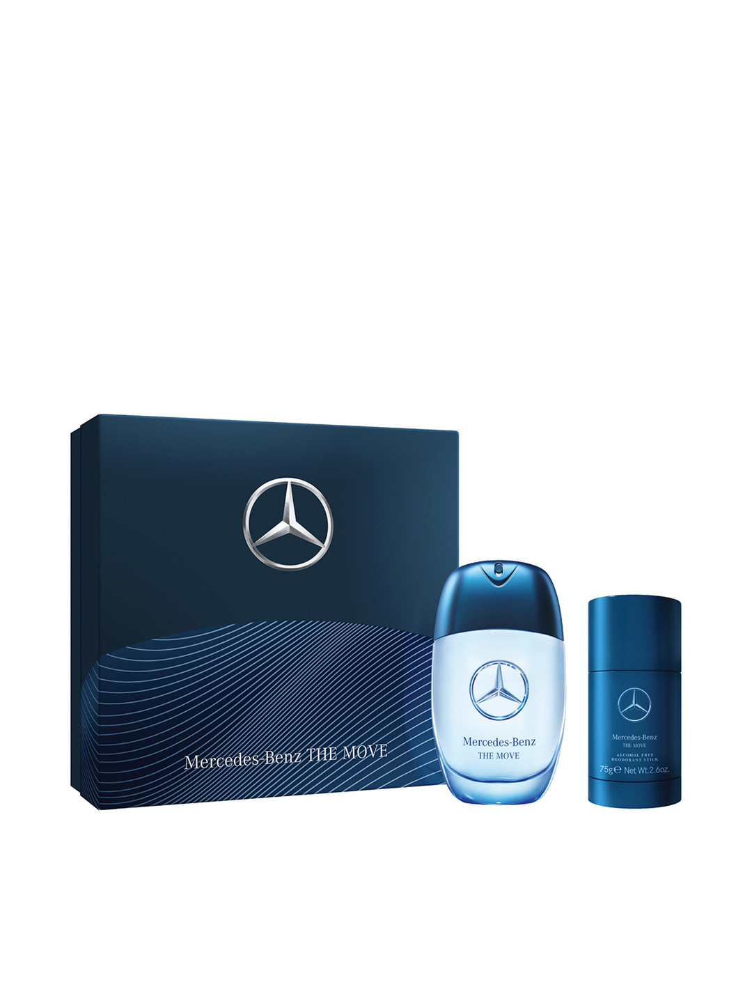 

Mercedes-Benz Men Transparent The Move Set (Eau de Toilette 100ml + Deo Stick 75g)