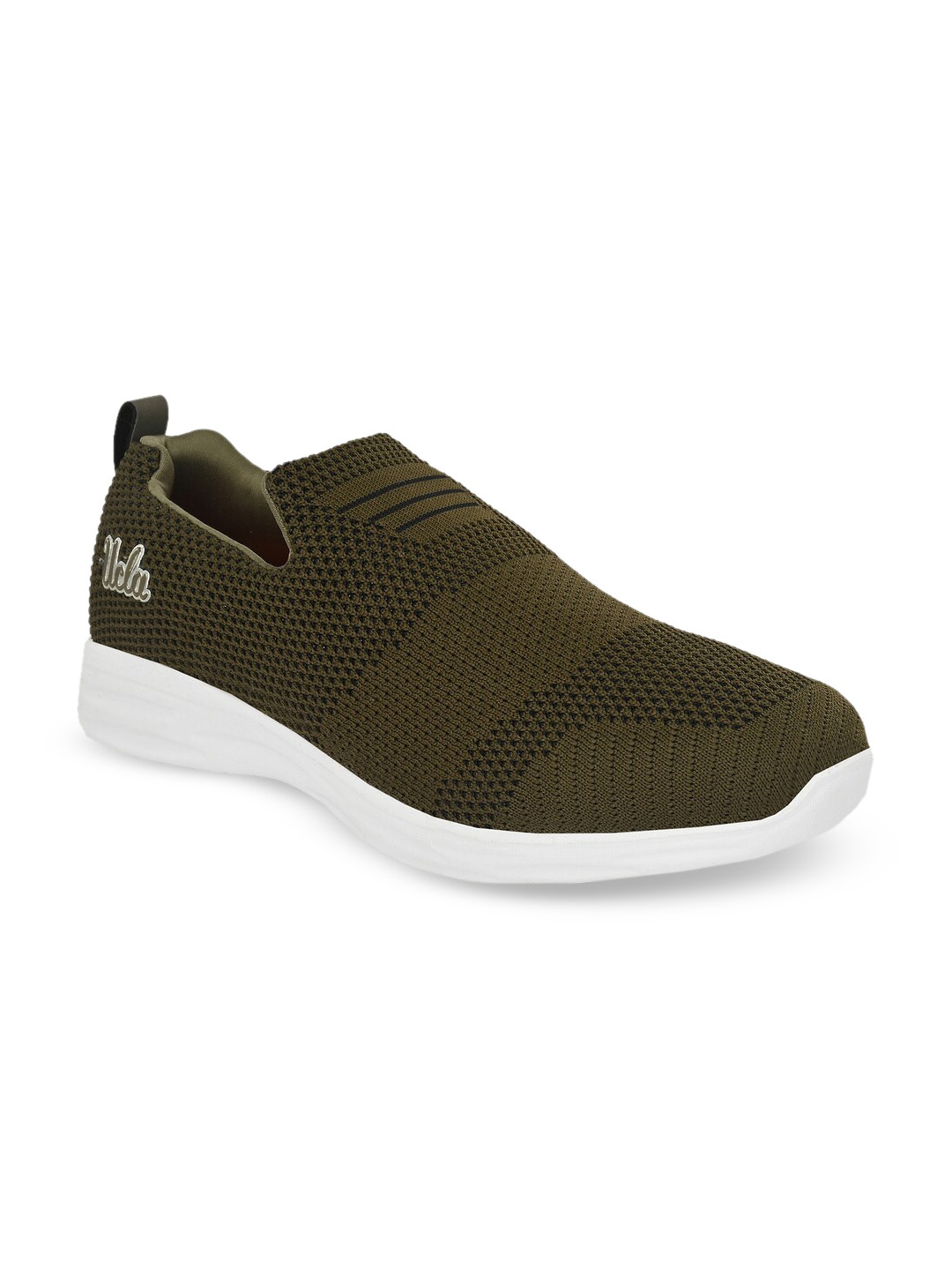 

UCLA Men Olive Green Running Shoes