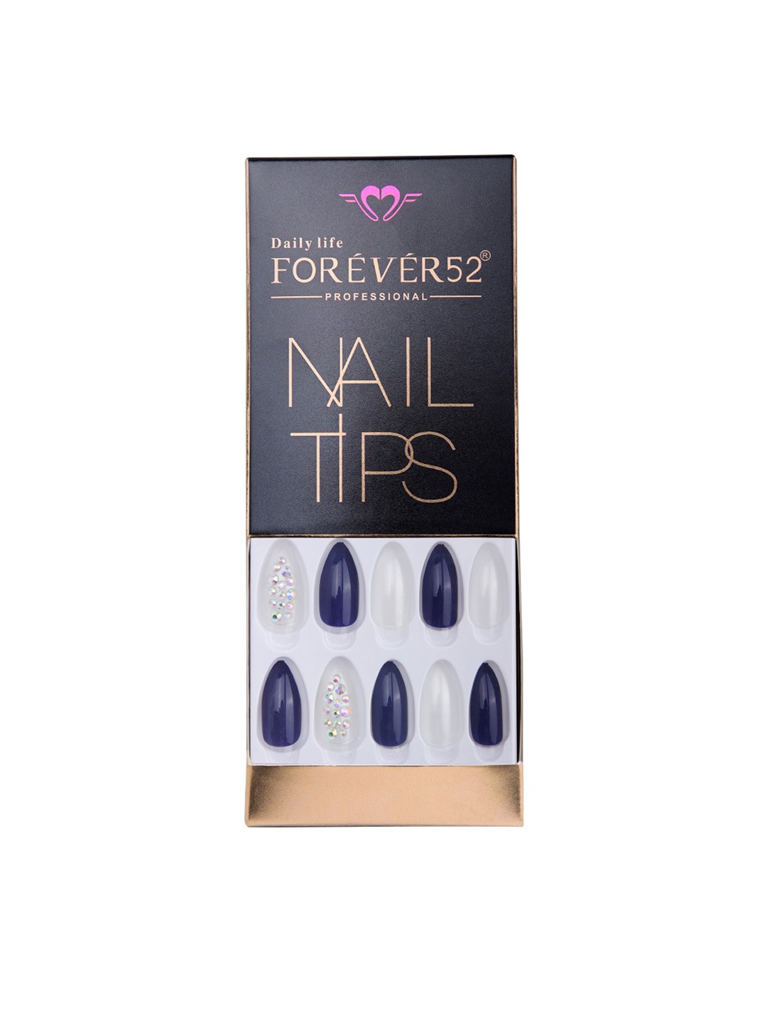 

Daily Life Forever52 Multicoloured 28 Nail Tips FNT006, Multi