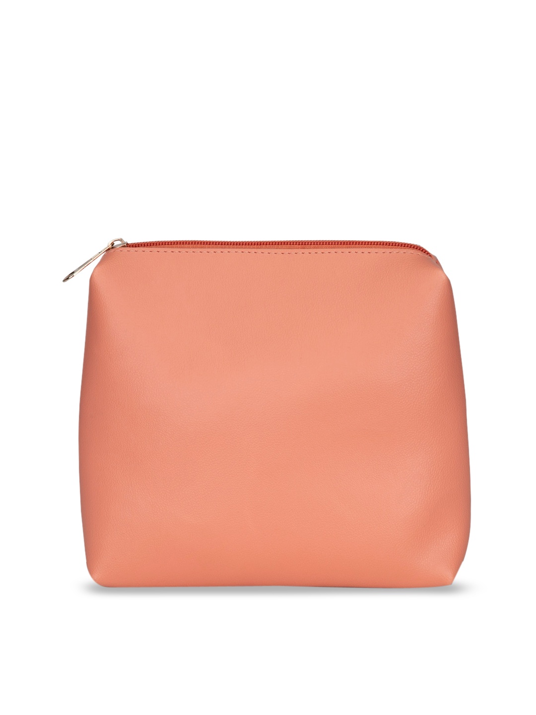 

Bagsy Malone Peach-Coloured Solid Pouch
