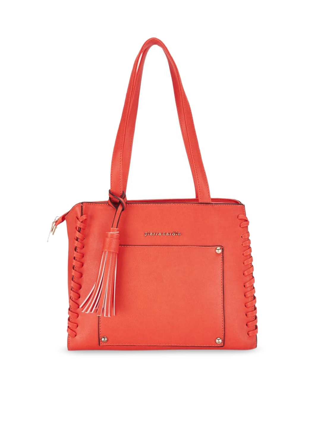 

pierre cardin Coral Orange Solid Shoulder Bag