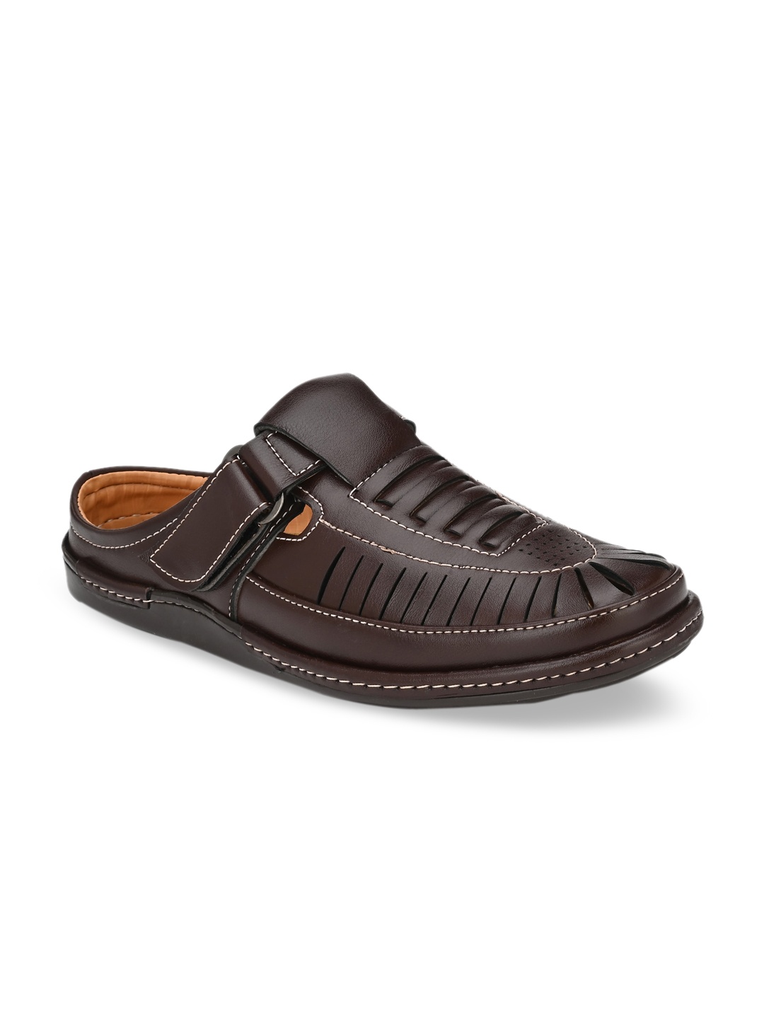 

Eego Italy Men Brown Shoe-Style Sandals