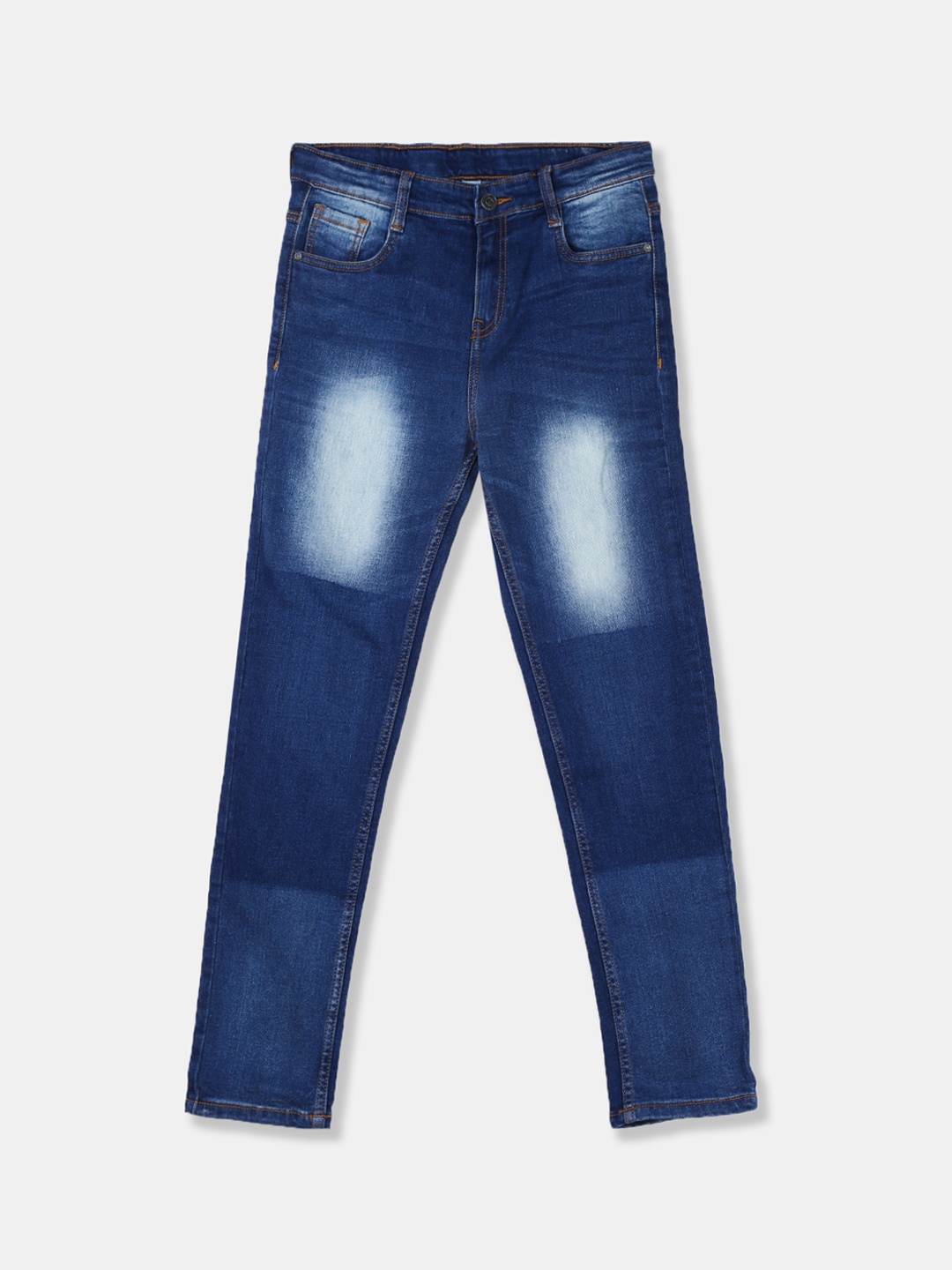 

Cherokee Boys Blue Regular Fit Mid-Rise Clean Look Jeans