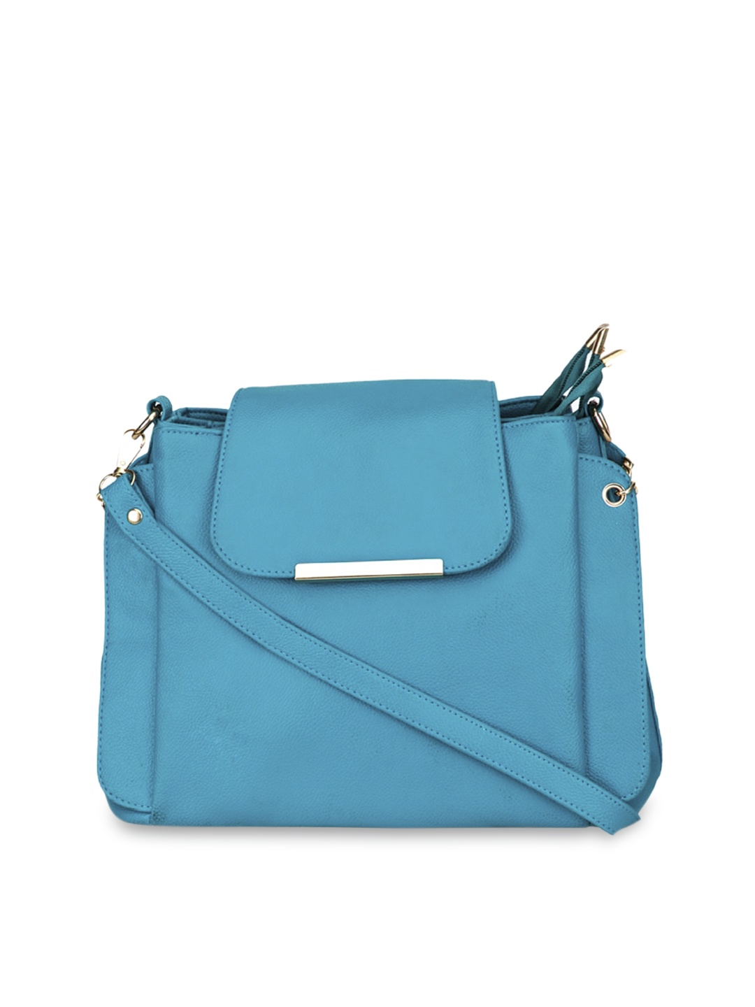 

Bagsy Malone Turquoise Blue Solid Sling Bag