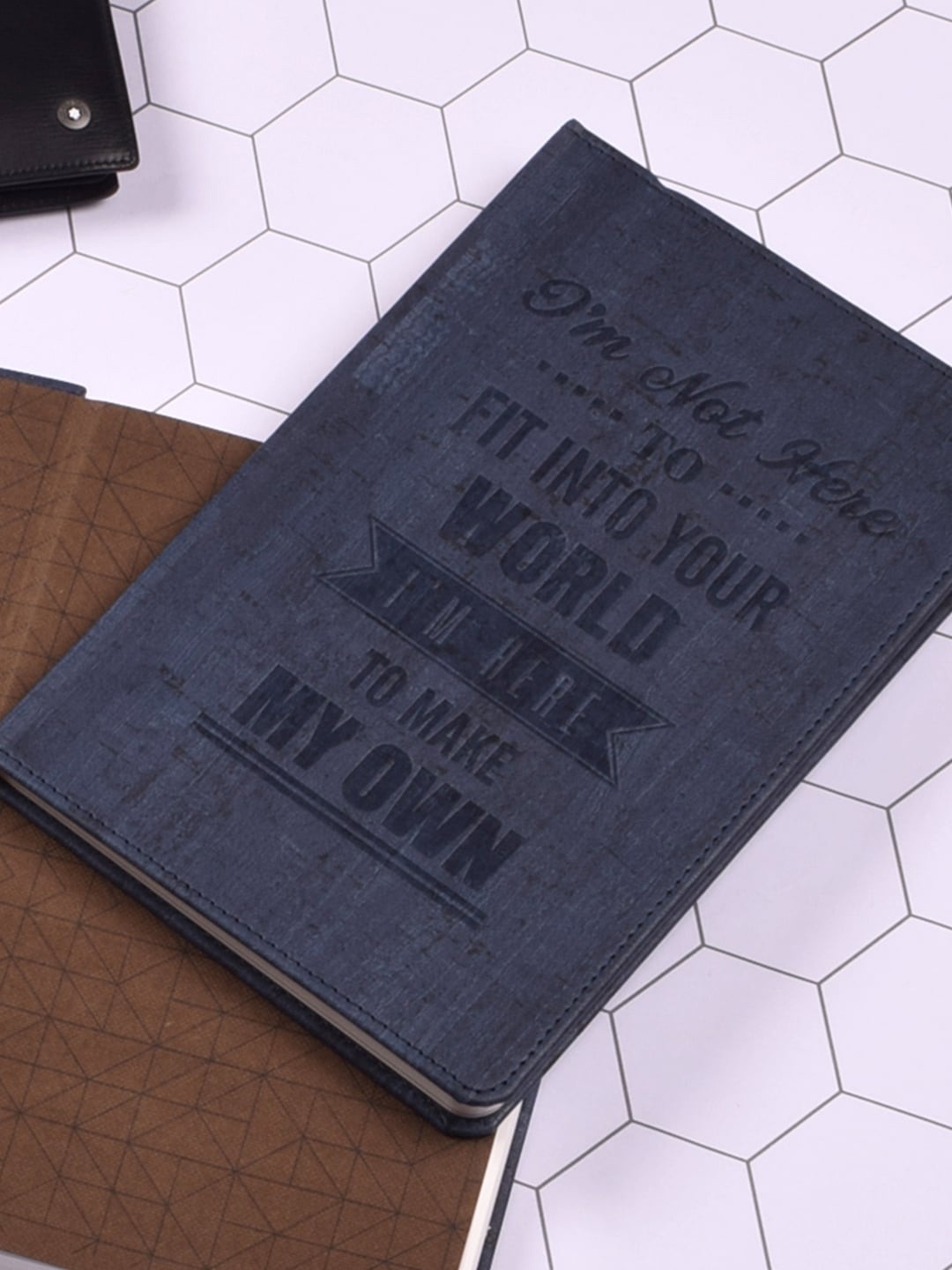 

Doodle Blue Printed Bold And Brawn Executive Hard Bound Notebook