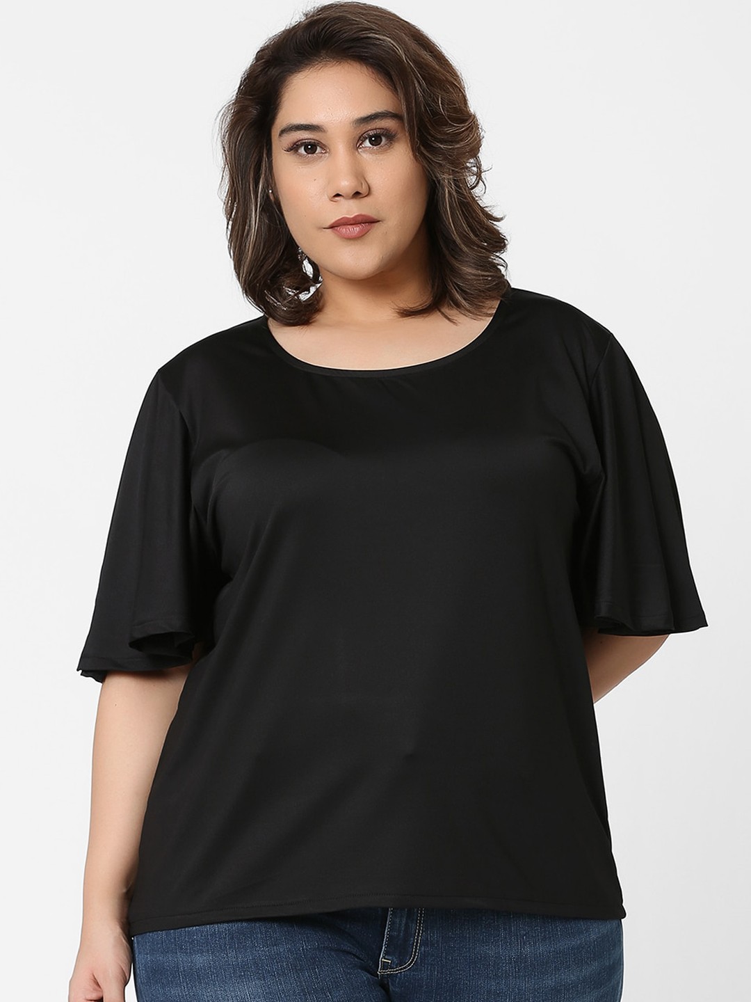 

MARCA Bold Women Black Solid Top
