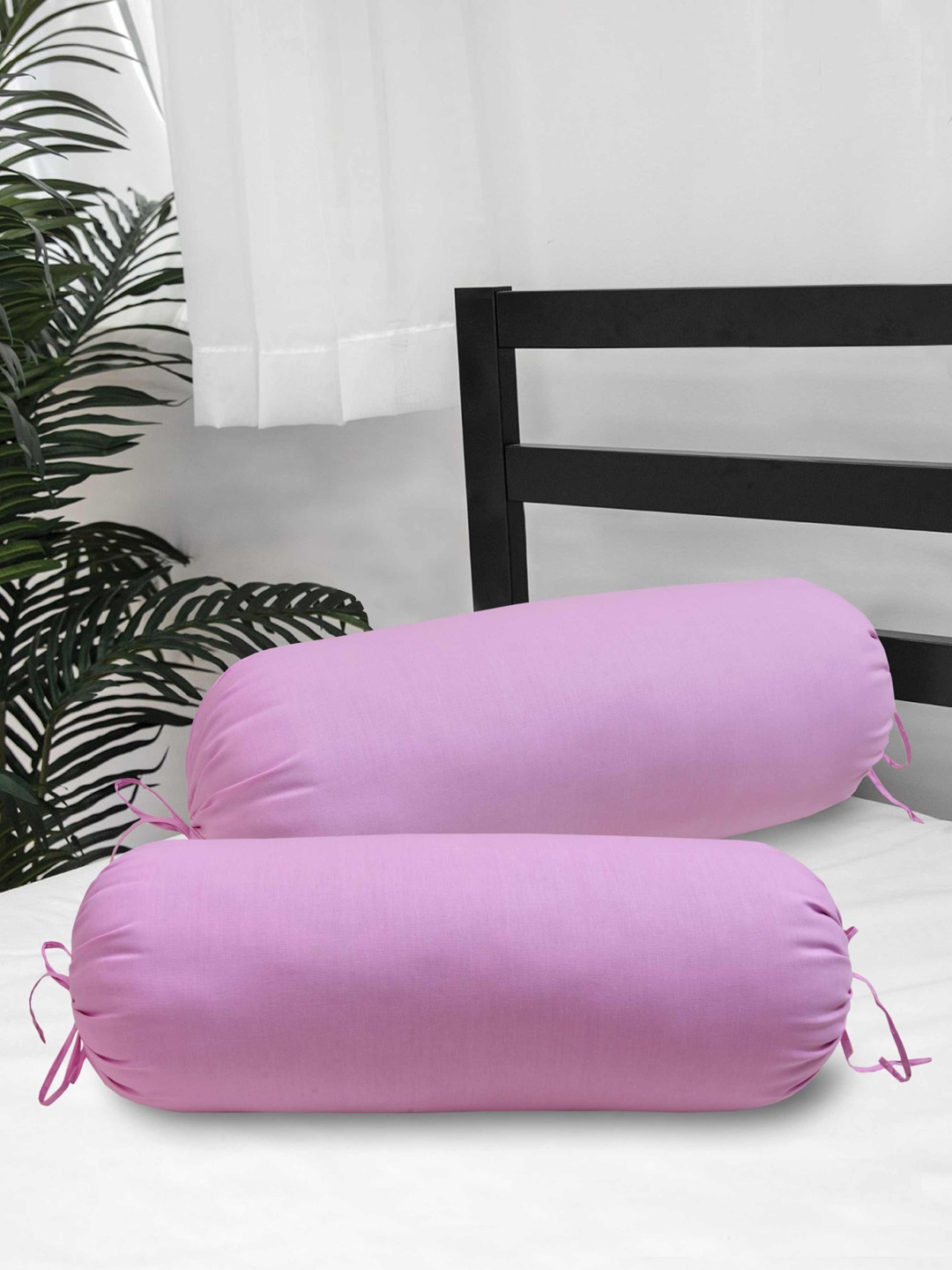 

Clasiko 2 Pcs Lavender Cotton Bolster Covers