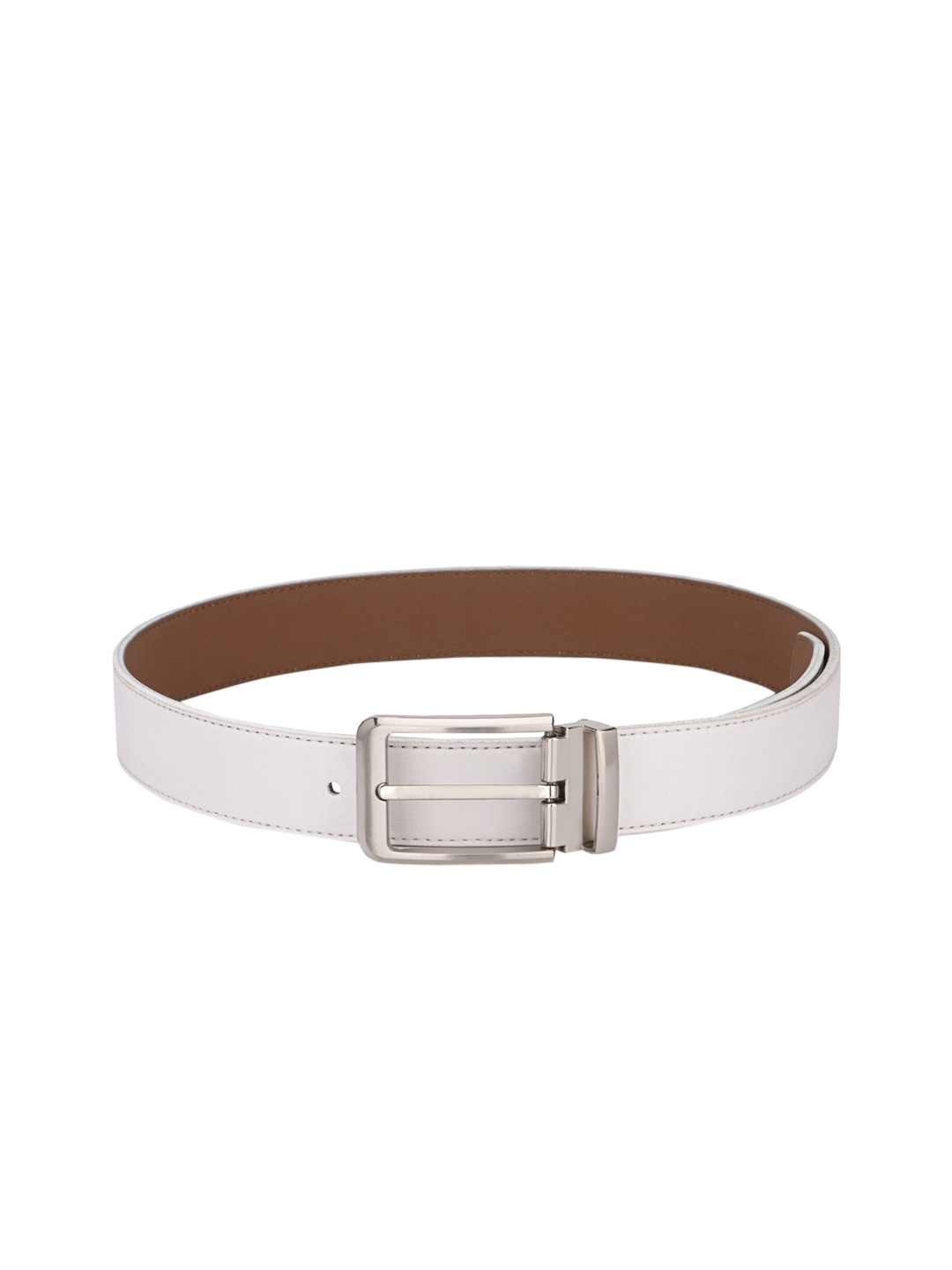 

Calvadoss Men White Solid Belt
