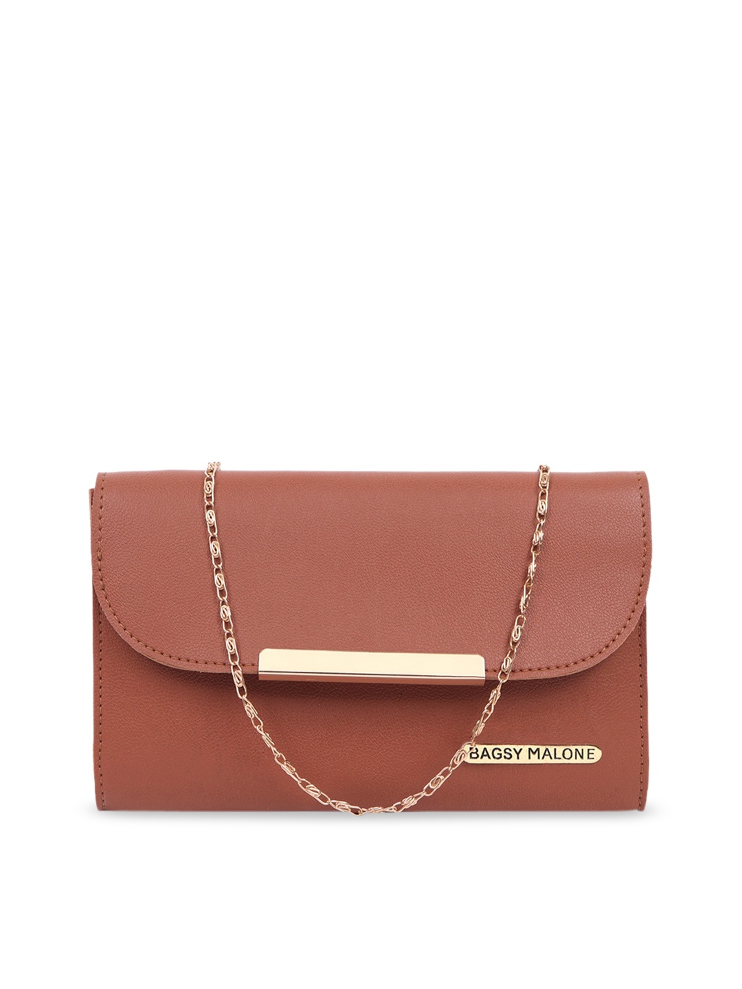 

Bagsy Malone Brown Solid Sling Bag