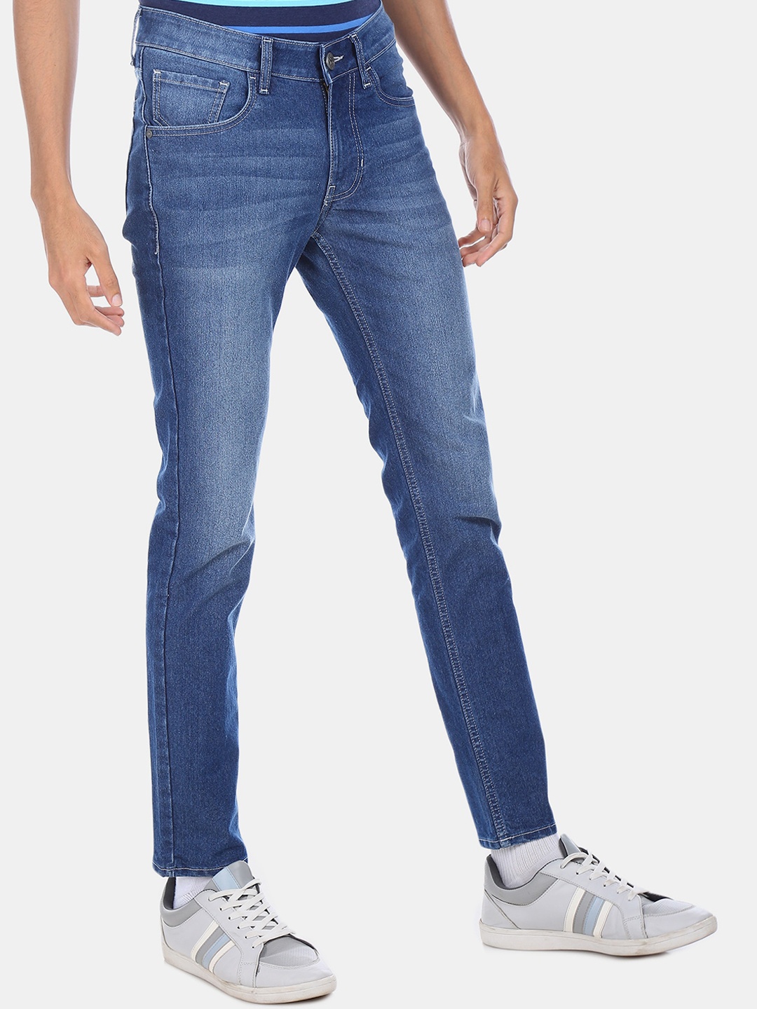 

Cherokee Men Blue Regular Fit Mid-Rise Clean Look Stretchable Jeans