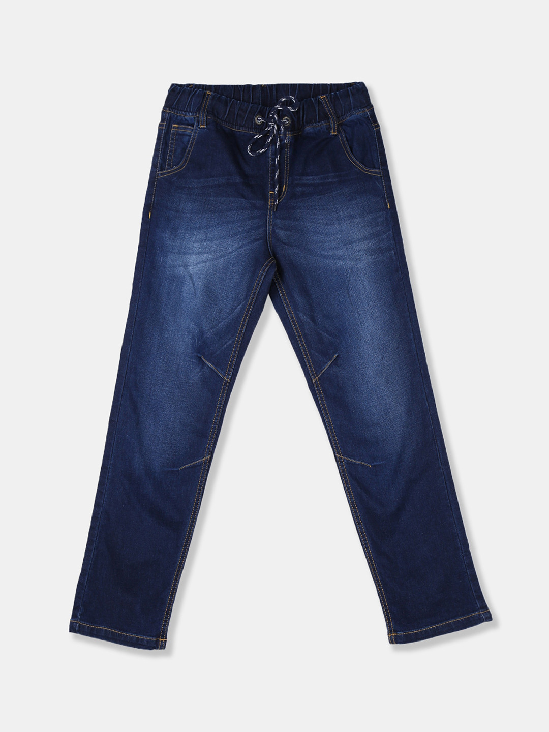 

Cherokee Boys Navy Blue Regular Fit Mid-Rise Clean Look Jeans