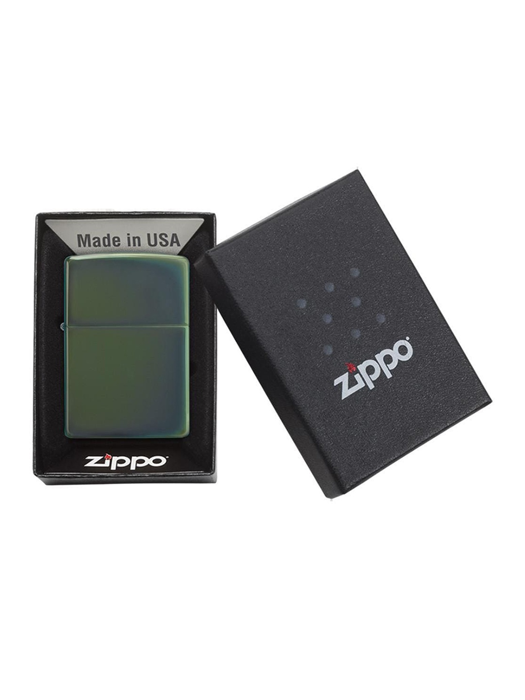 Zippo Green Classic High Polish Pocket Lighter
