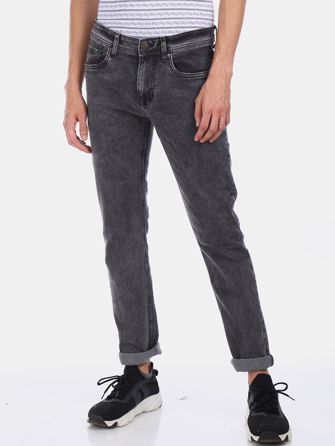 

Cherokee Men Grey Slim Fit Mid-Rise Clean Look Stretchable Jeans